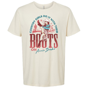 Annie Bosko Natural Boots Tee