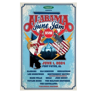 Alabama 2024 June Jam Poster