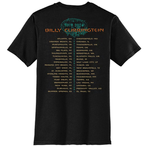 Billy Currington Black 2024 Tour Tee