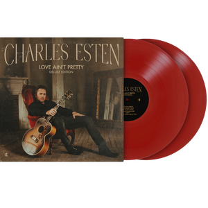 Charles Esten Limited Edition Autographed Red Vinyl Bundle - Love Ain't Pretty