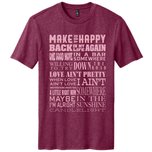 Load image into Gallery viewer, Charles Esten Raspberry Fleck Song Title Tee
