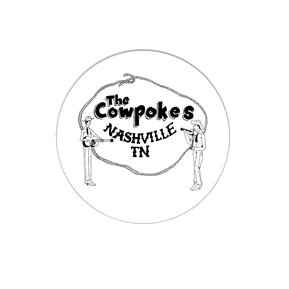 The Cowpokes Round Sticker