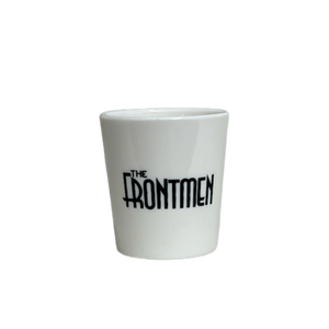 The Frontmen White Shotglass