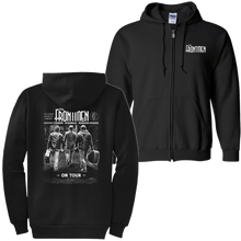 Load image into Gallery viewer, The Frontmen Black Zip Up Hoodie
