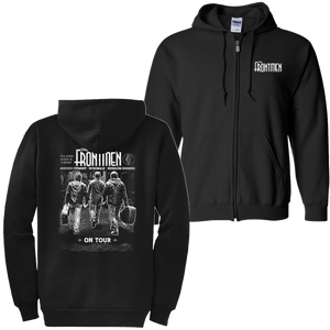 The Frontmen Black Zip Up Hoodie