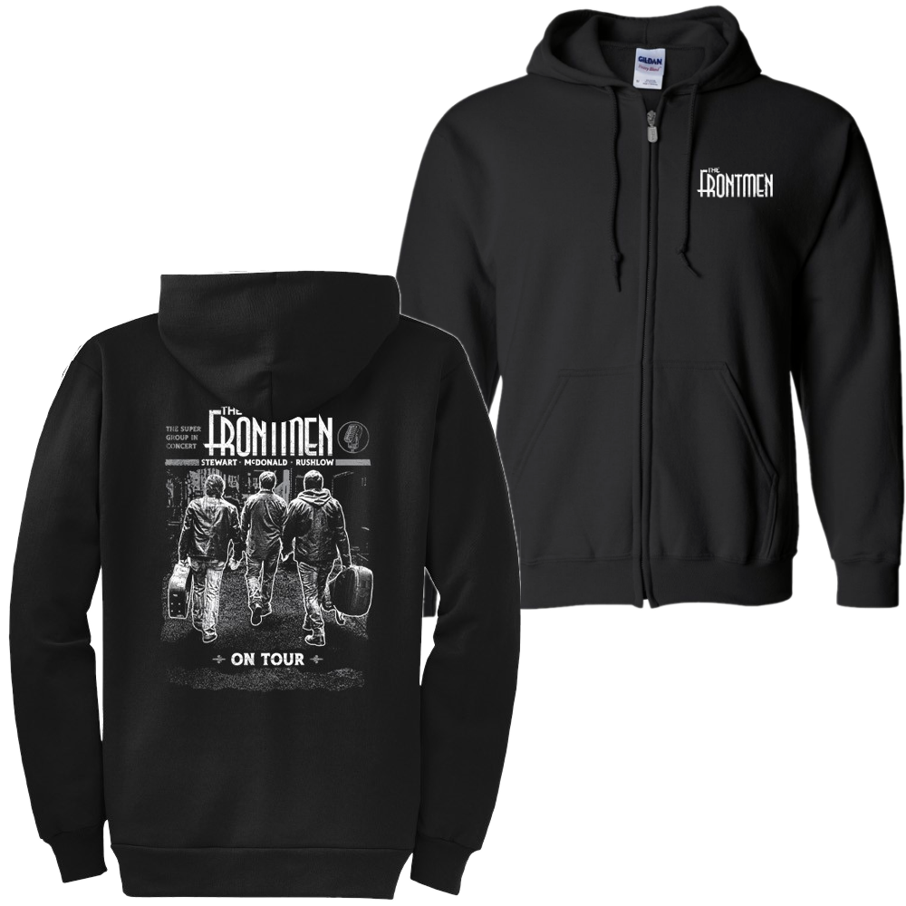 The Frontmen Black Zip Up Hoodie