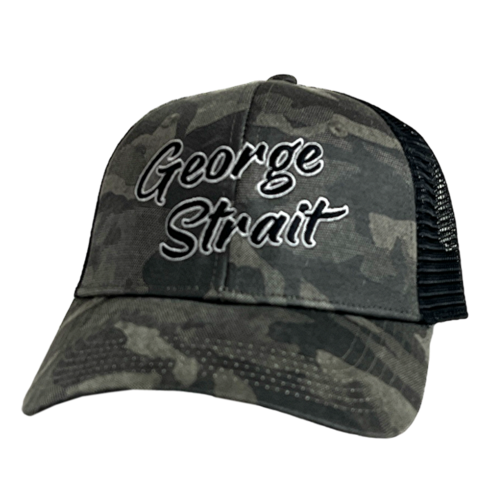 George Strait Black Camo Ballcap – Richards and Southern