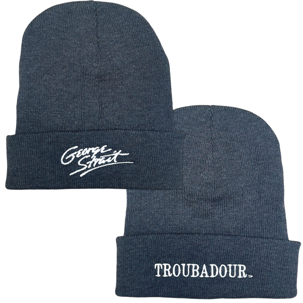 George Strait Heather Charcoal Troubadour Beanie