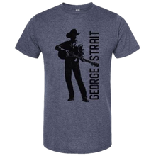 Load image into Gallery viewer, George Strait 2024 Heather Denim Silhouette Tee
