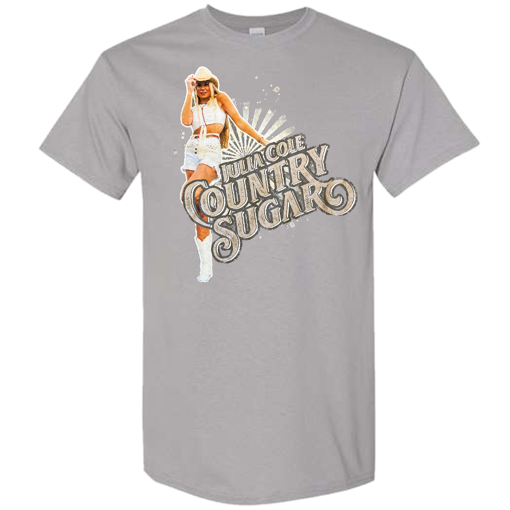 Julia Cole Grey Country Sugar Tee