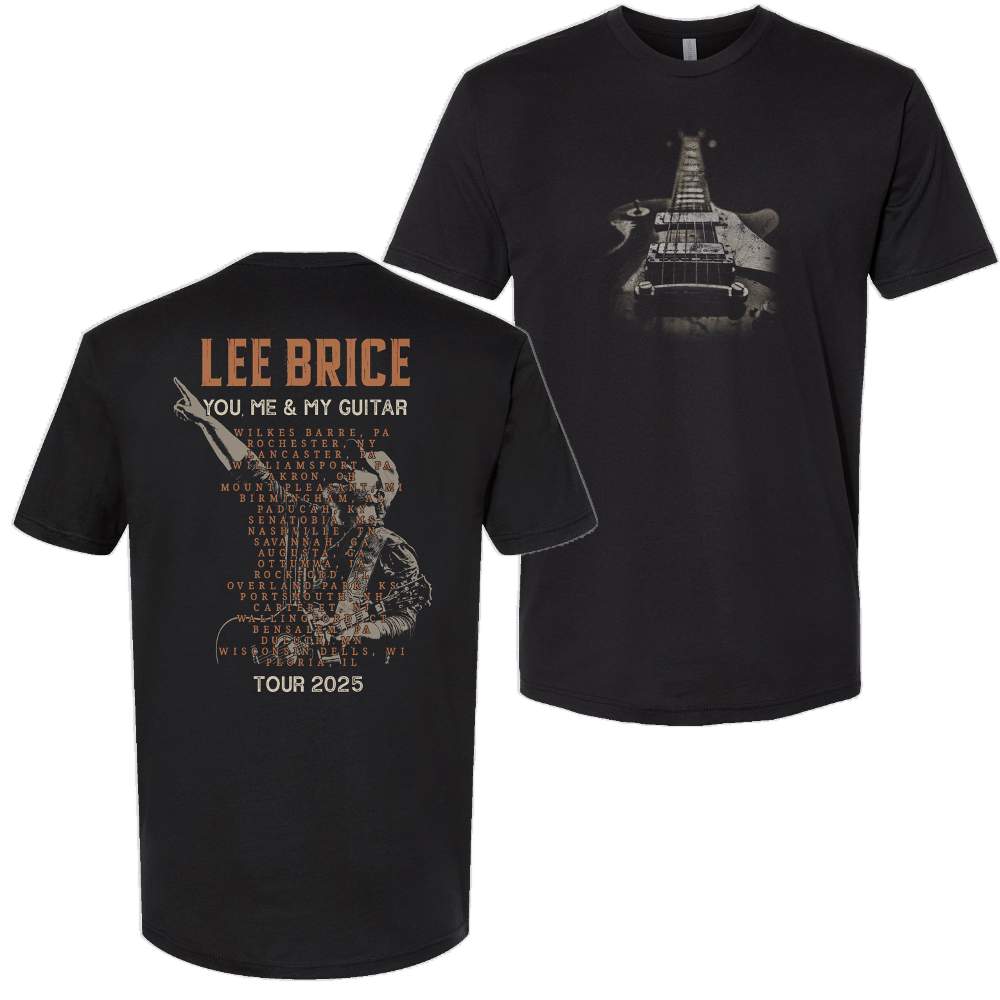 Lee Brice 2025 Me and My Guitar Tour Tee