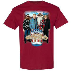 Oak Ridge Boys Garnet Farewell Tour Tee