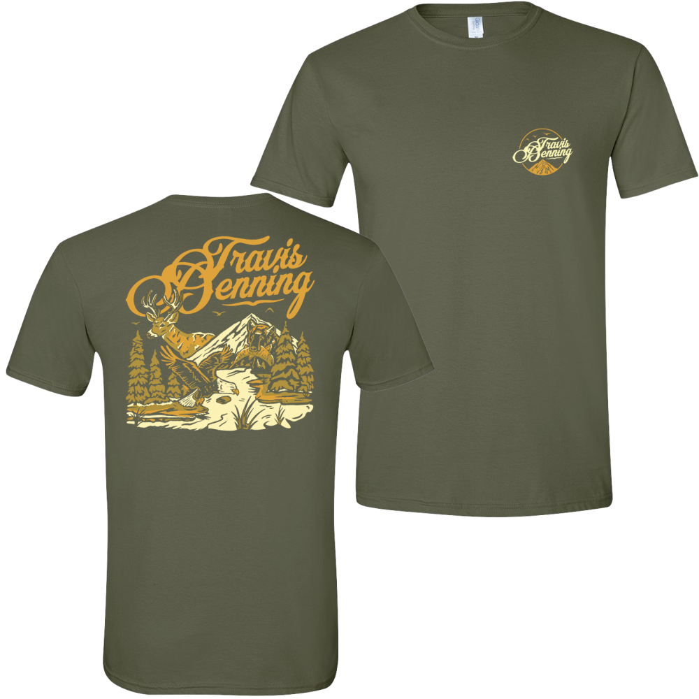 Travis Denning Olive Tee