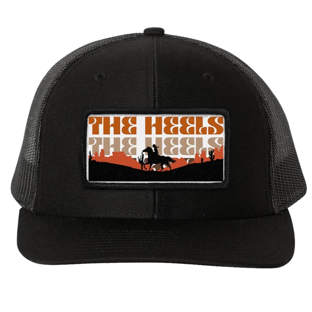 The Heels Black Patch Hat