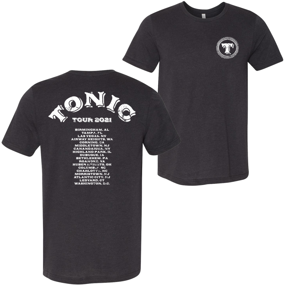 Tonic 2024 Black Tour Tee