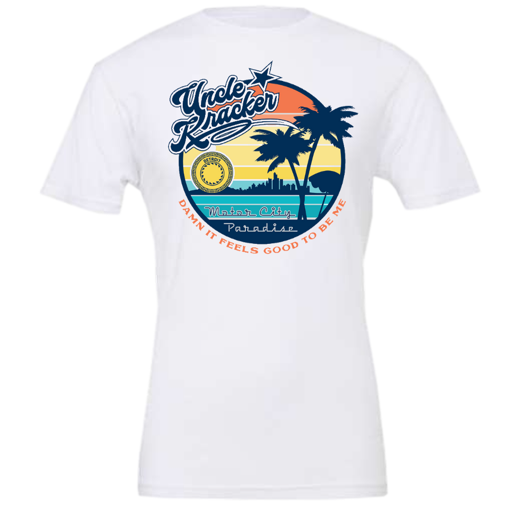 Uncle Kracker White Motor City Paradise Tee