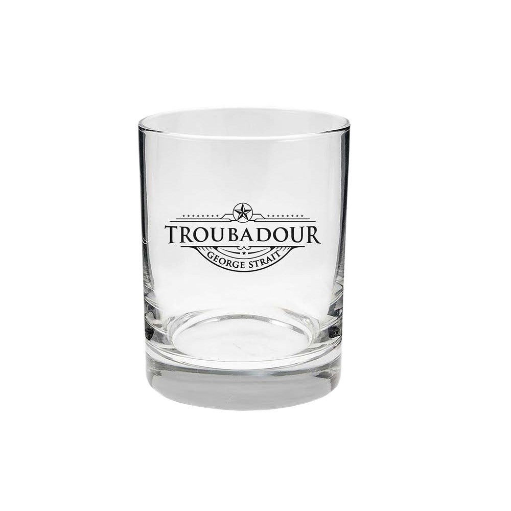 George Strait Troubadour Old Fashion Glass