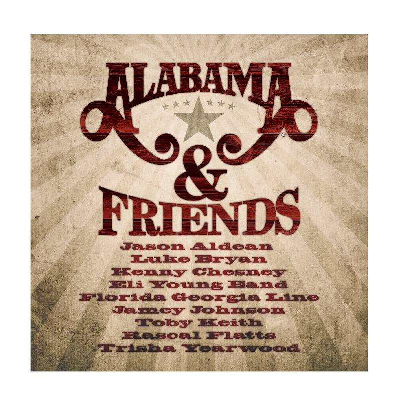 Alabama CD- Alabama and Friends