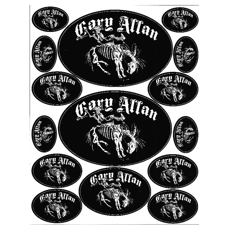 Gary Allan Sticker Sheet